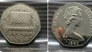 VIKING BOAT 1982 50p Coin VALUE + REVIEW