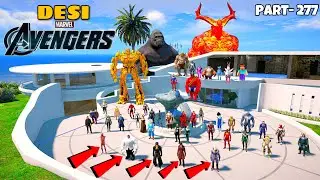 DESI Avengers BUT WHATEVER LOKI RED HULK & RED CRIMINAL DRAWS COMES TO REAL LIFE in GTA 5 | #277