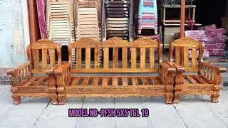 Latest Model Wooden Sofa Tiger Lock Design in Bengaluru Bangalore City Karnataka State Available