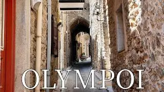 Olympoi, Island Chios, Greece - by drone [4K]. #chios