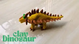 How to make Dinosaur from polymer clay || Clay sculpting dinosaur
