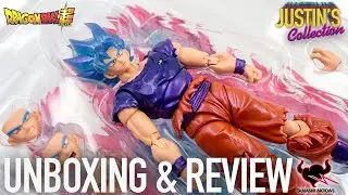 Распаковка и обзор Goku Super Saiyan Blue Kaioken Dragon Ball Super S.H.Figuarts