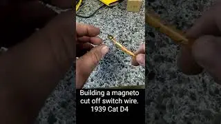 Изготовление выключателя магнето для гусеничного трактора Caterpillar D4 1939 года выпуска.