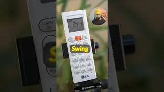 LG AC Remote Control Guide ❄ Swing ❄ #shorts #remotecontrol #airconditioner