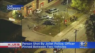 Person Shot By Police In Joliet After Officer Is Pinned Between Two Vehicles