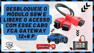Entenda sobre o CABO BYPASS 12+8 pinos Gateway para grupo FCA desbloqueio e acesso m&oacute;dulo SGW  #129