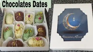 Special Chocolate Covered Stuffed Dates / Ramadan Special Recipe