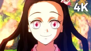 DEMON SLAYER: KIMETSU NO YAIBA - НЭЗУКО ГОВОРИТ ВПЕРВЫЕ (4K 60FPS PS5)