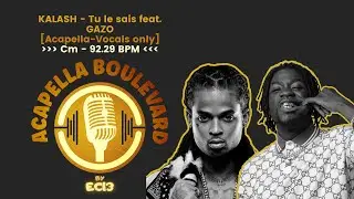KALASH - Tu le sais feat. GAZO || [Acapella-Vocals only] || [Cm - 92.29 BPM] || by EC13