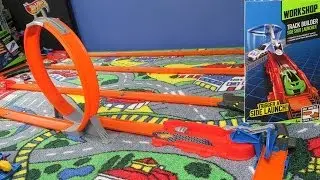Track Builder Side Shot Launcher Just Like Trick Tracks! Hot Wheels Track Builder System