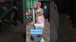 DIY electric shovel bass