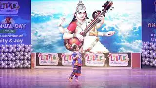 🌸 Saraswati Vandana | Little Millennium Mahalaxmi Nagar  Annual Function 2025-26🌸