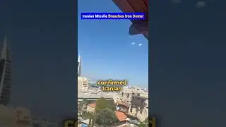 Iranian Missile Strikes Haifa &ndash; Iron Dome Fails