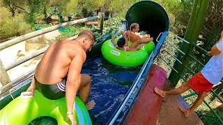 Black Hole Water Slide at Aqua Brava Roses