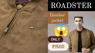 ROADSTER BOMBER JACKET FOR MEN🔥| UNBOXINGWORLD