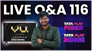 VU Premium 32 INCH (2022) is Coming || TATA PLAY Binge Good or not ? ||  LIVE Q&A 116