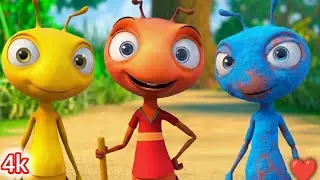 The Ants Go Marching - Learn Colors with Colorful ANTS - Kids Songs @kidscarzoom83 