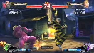 bilke (gouken) vs James Lame (cody) SSFIV-AE ver.2012 PC Ranked