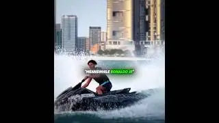 Ronaldo X Ronaldo jr Ridding Jet ski 💀🥵