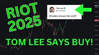 RIOT Stock Prediction: Tom Lee Said Only 7 Days Left! | RIOT Stock News