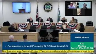 Riverhead IDA Meeting - December 2, 2024