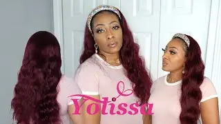 FALL VIBES 🍁 GORGEOUS 99J HEADBAND WIG | YOLISSA HAIR