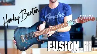 FIRST IMPRESSIONS! Harley Benton Fusion 3 HSH FBLB Unboxing