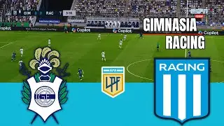 GIMNASIA vs RACING CLUB Liga Profesional 2026 Full Match Simulation/Prediction PES 26 Gameplay