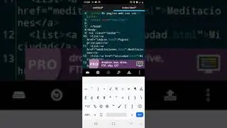 Creando mi Sitio Web  (HTML5 con CSS) en la App DroidEdit Free Video 2/7