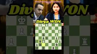 Divya Deshmuk of India  Beats a GM with Black! | Game of the Day 36 #grandmaster #ideas #training