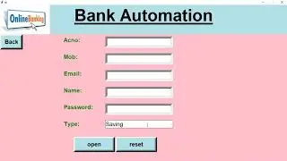 Bank Automation Project in Python Part-4