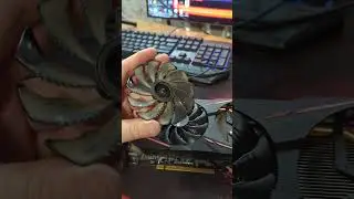 обслуживаем вентилятор гигабайт rx570 по простому