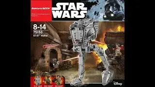 Обзор на лего звёздные войны AT-ST Walker 75153