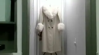 TEMU WINTER FASHION FIND- WHITE FAUX FUR COLLAR & CUFFS