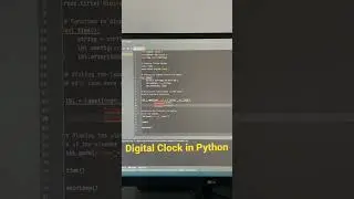 Digital Clock in Python with GUI