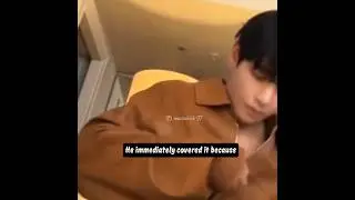 He immediately closed zip cause his man is so possessive💀#taekook#ytshorts#btstaekook#taekookshorts