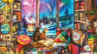 LIVE Stitch With Me #207 -  The Winter Reading Nook MC