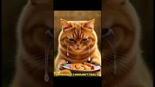 AI Orange Chubby Cat Cooks for His Wife 😂 Episode 4&ndash;You Won&rsquo;t Believe What Happens! #cat #ai #animal