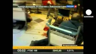 Horror of Moscow airport bomb caught on CCTV