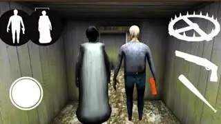 Granny 2 extra lock door play with granny grandpa  door 🚪 escape #granny #real #yt #ytshorts #video 