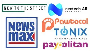 Newsmax 2/21/21 Pawtocol $UPI, Tonix Pharmaceuticals $TNXP, Nextech AR $NEXCF, Paypolitan $EPAN