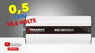 M&oacute;dulo Amplificador Taramps 12000 Watts RMS 0,5 Ohm | MD 12000.1 (English/Espanhol/CC)