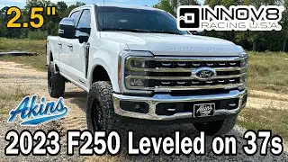2023 Ford F-250 Lariat 2.5&rdquo; Leveled on 37s & INNOV8 Forged Wheels-Covert Super Duty