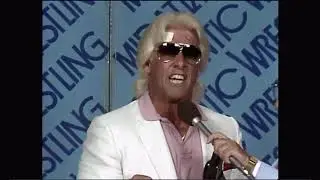 World Heavyweight Champion Nature Boy Ric Flair on Mid-Atlantic Wrestling 9/14/85