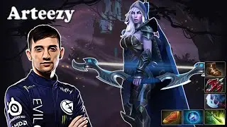 Arteezy - Drow Ranger Safelane | Dota 2 7.29 Gameplay