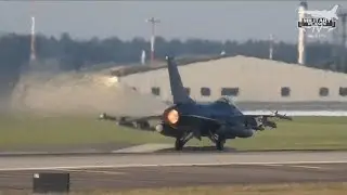 Intense F15 & F16 Action frrom RAF Lakenheath!