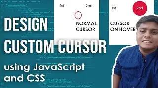 How to design a Custom Animated Cursor using JavaScript and CSS? Complete tutorial | Code Grind