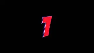 One number comic animation