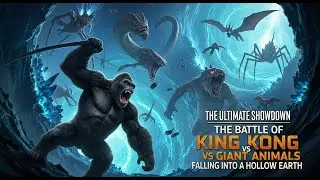 The Ultimate Showdown The Battle of King Kong vs Giant Animals Falling into a Hollow Earth