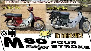 1️⃣0️⃣ BIG DIFFERENCE BETWEEN BOTH M80 4s 2️⃣0️⃣0️⃣0️⃣ 🆚 2️⃣0️⃣0️⃣1️⃣ Model/Bajaj M80 Major 4 STROKE